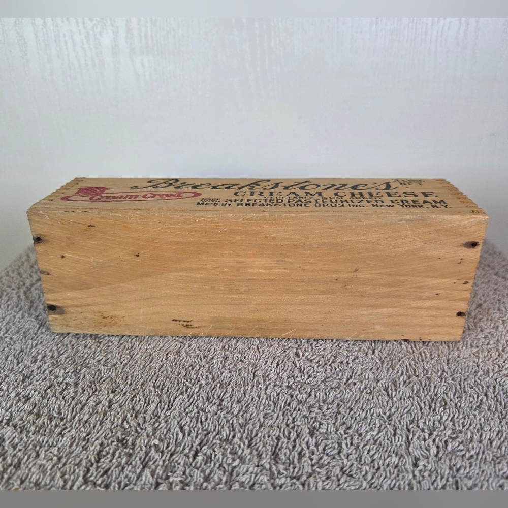 Breakstone's Cream Cheese Wooden Crate - Vintage Logo - Picture 6 of 7